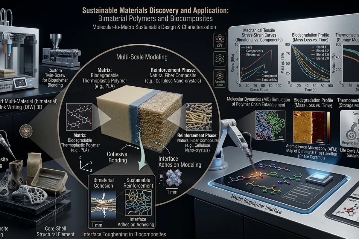 Biomaterials, polymers and sustainable materials